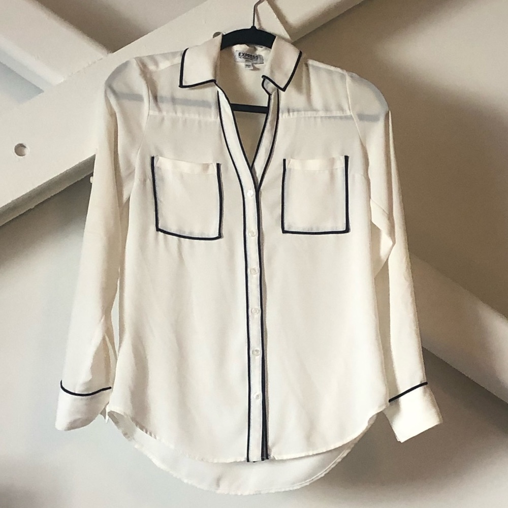 Button Down Top (Express/size small)
